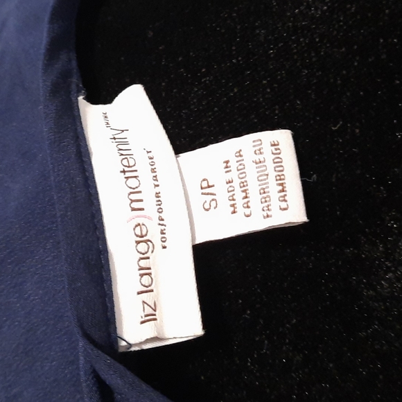 Retro Style Navy Blue Light Mint Short Sleeve Long Ruffle Bottom Maternity dress - Picture 10 of 13